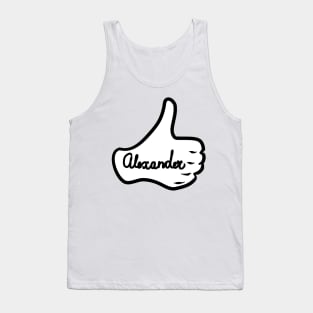 Men name Alexander Tank Top